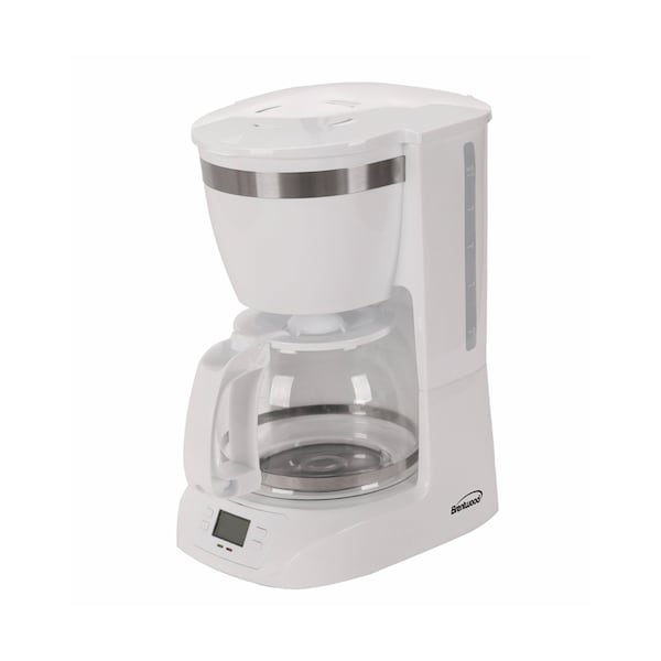 Brentwood Industries 10 Cup Digital Coffee Maker in White TS-219W - main