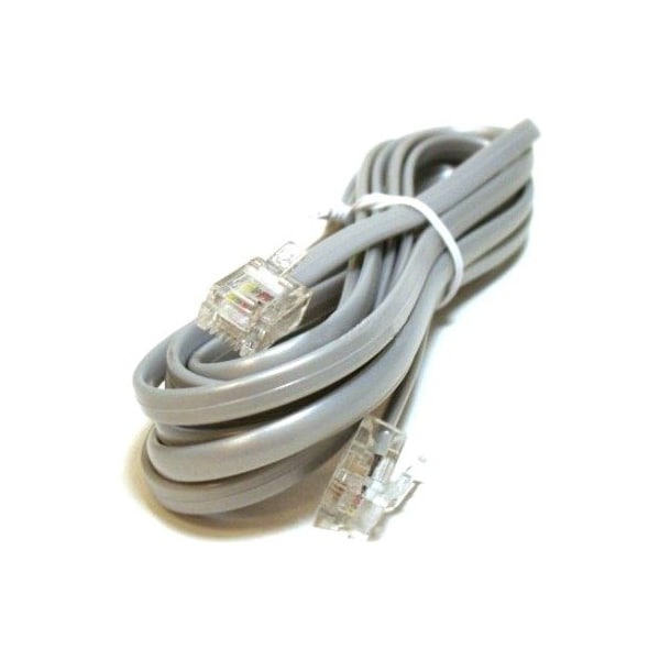 Monoprice Phone Cable, Rj11, 6P4C, Rev, 7 ft. 929 - main