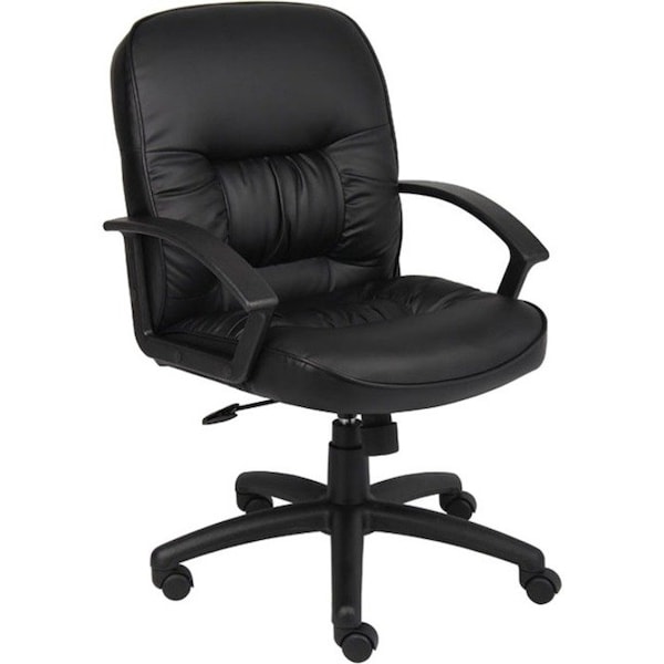 Boss Chair, 27 in W 28-1/2" L 42" H, Loop, Leather Seat B7306 - main