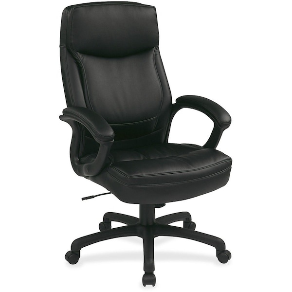 Office Star Desk Chair, Series Work Smart Eco Leather Black EC6583-EC3 - main
