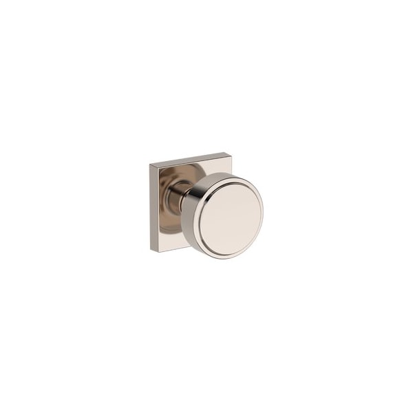 Baldwin Residential Door Knobs Full Dummy Reversible Lifetime Bright Nickel FDVASCSR055 - main