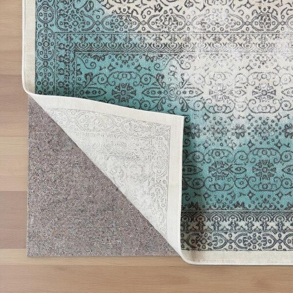 Homeroots 2' x 4' Gray Non Slip Rug Pad 521873 - main