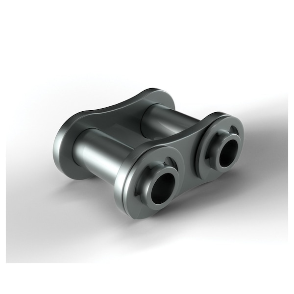 Hkk Chain E-Clip Hollow Pin Connecting Link, #80 chain, 1 P, 0.318 in ID x 0.446 OD Pin RC080HPSCL1 - main