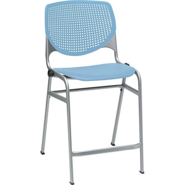Kfi Counter Height Stool, Sky Blue CT2300-P35 - main