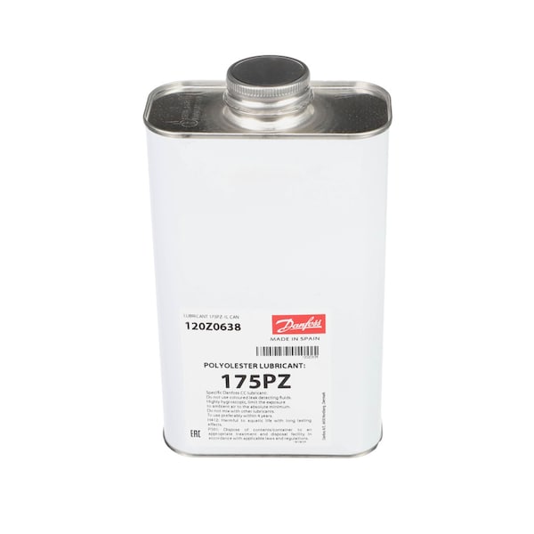 Danfoss Lubricant, 1 L, Can, POE Base, 302 Degrees F Max Op Temp, Colorless 120Z0638 - main