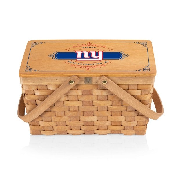 Picnic Time Family Of Brands New York Giants - Poppy Personal Picnic Basket, (Beige) 124-00-299-216-2 - main