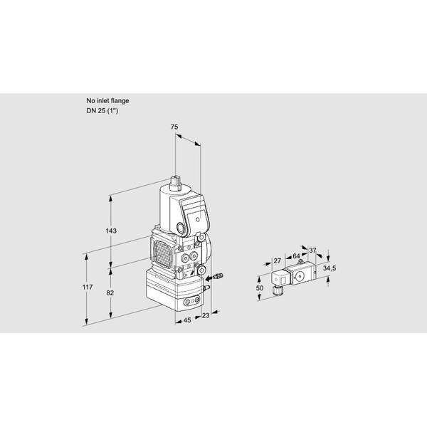 Honeywell Kromschroder VAG1-/25R/NWAK KS88031466 - main