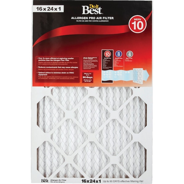 Do It Best 16''x24''x1'' MERV 11 Furnace Filter DB1-1624-11-6 - main