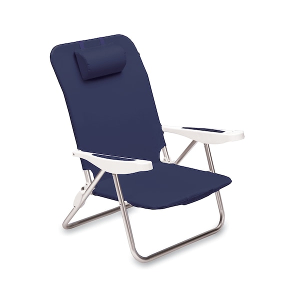 Picnic Time Family Of Brands Monaco Reclining Beach Backpack Chair 790-00-138-000-0 - main