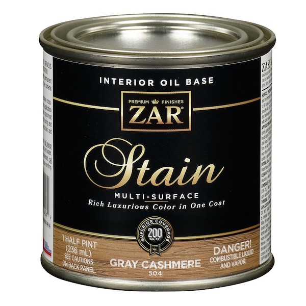 Zar Wood Stain 1/2 Pt UGL Cashmere Zar Interior Oil-Based Wood Stain 50406 - main