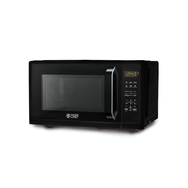 Commercial Chef 0.9 cu ft. Countertop Microwave Oven, Black CHM9MB - main