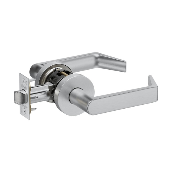 Schlage Grade 2 Passage Tubular Lock, Non-Keyed, Rhodes Lever, A Rose, Satin Chrome Finish PT10 RHOA 626 - main