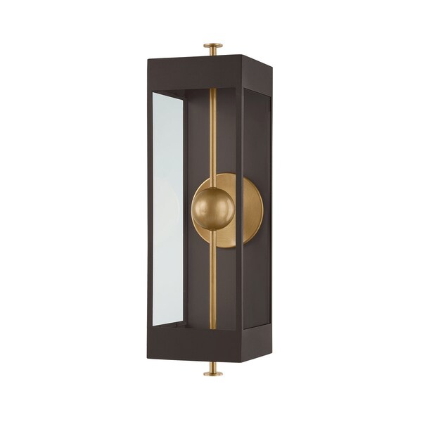 Troy Lighting 1 Light Redwood Wall Sconce Patina Brass B6011-PBR - main