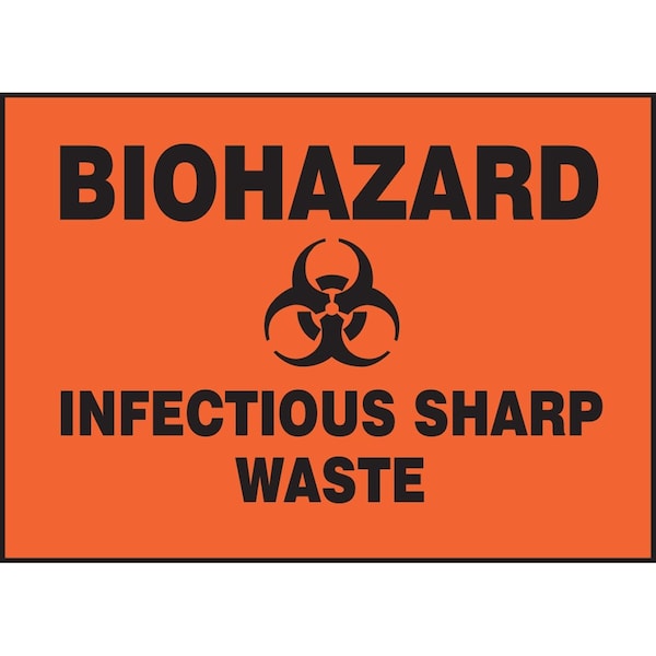 Accuform BIOHAZARD SAFETY LABEL INFECTIOUS LBHZ925VSP - main