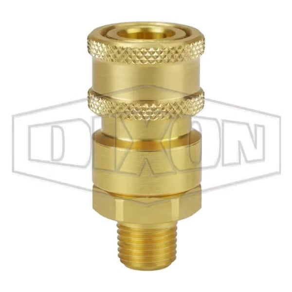 Dixon 1/4 V COUP, 1/4 M-NPTF BRASS 2VM2-B - main