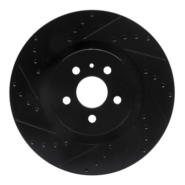 Dynamic Friction Co DFC Brake Rotor - Drilled and Slotted - Black 633-55006L - main