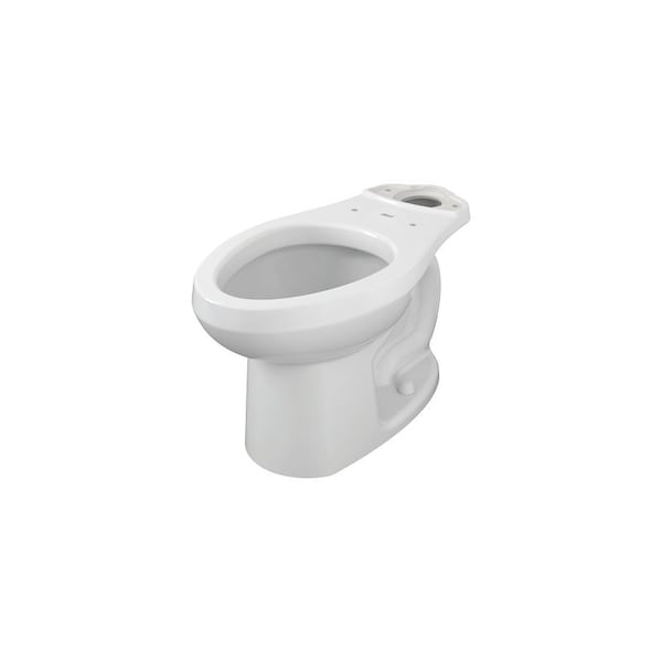 American Standard Colony 3 Series Standard Height Toilet Bowl, Elongated, 1.28 gpf Flush, 12 in Rough-In 3437C101.020 - main
