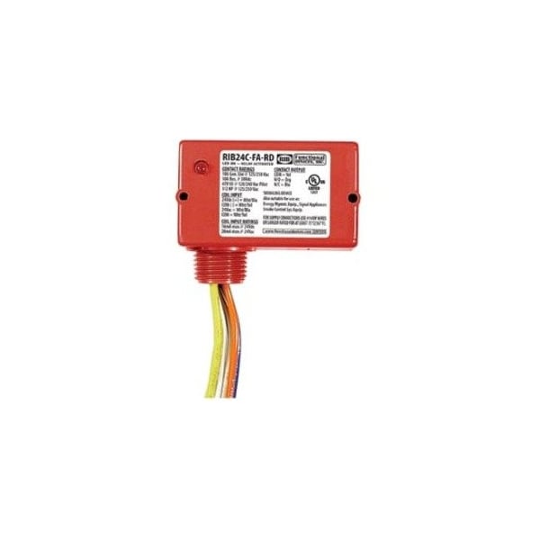 Functional Devices-Rib Enclosed Relay, 10A, SPDT, Polarized RIB24C-FA-RD - main