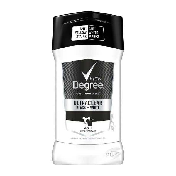 Degree Men Motion Sense UltraClear Black Plus White Anti Perspirant Deodorant, 2.7 Ounce, 12PK 58708 - main