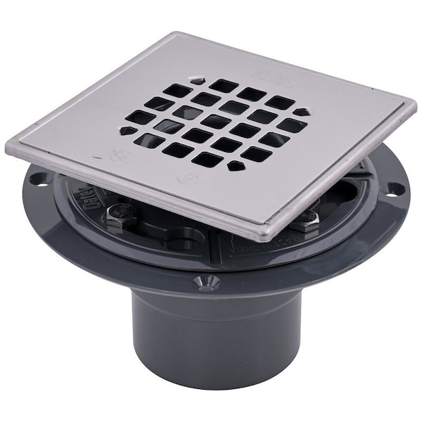 Oatey Shower Drain Pvc W/Strainer 42264/42237 - main
