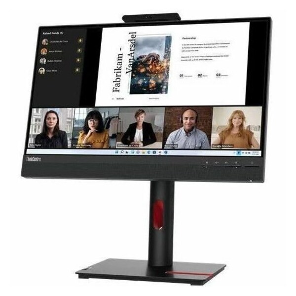 Lenovo ThinkCentre Tiny-In-One 22 Gen 5 22" Class Webcam Full HD LED Monitor - 16:9 - Black 12N9GAR1US - main