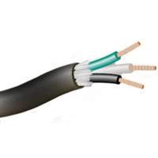 Southwire Multi-Conductor Cable, SEOOW, 12 AWG, 4 C, Black, TPE, Stranded, 600V, Indoor/Outdoor, 250 ft 55039707 - main