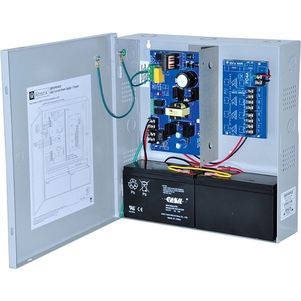 Altronix 2.5A Power Supply, 115VAC/230VAC, 50/60Hz Input 4 12VDC/24VDC SMP3PMP4CB - main