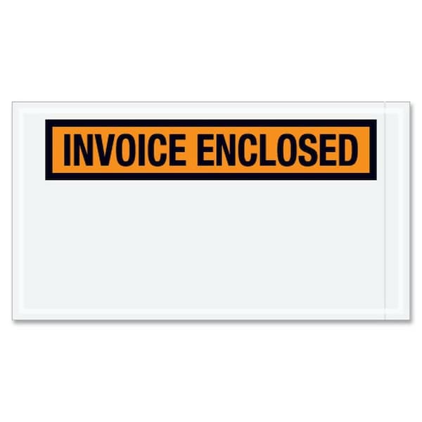 Zoro Select Invoice Envelope, Orange, PK1000 PL27 - main