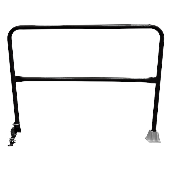 Vestil Steel Dock Safety Swing Gate 5 Ft. Length Black SSG-5-BK - main