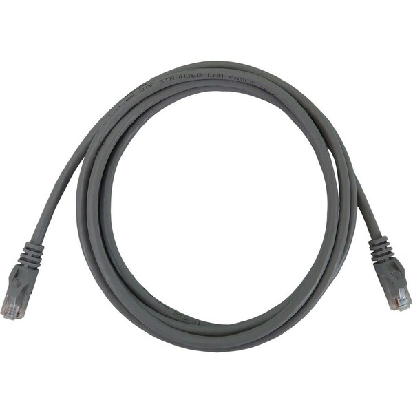 Eaton Tripp Lite Series Cat6a 10G Snagless Molded UTP Ethernet Cable RJ45 M/M, PoE, Gray, 6 ft. 1.8 m N261-006-GY - main