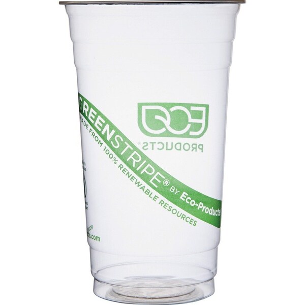 Eco-Products ; EPCC24GS GreenStripe PLA Cold Cups; 24oz; Clear; 1000/Carton EPCC24GS - main