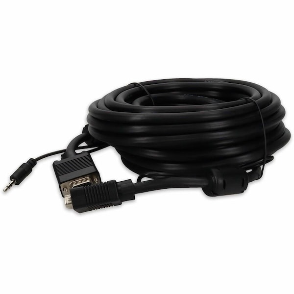 Add-On AddOn 35ft VGA Male to VGA Male Black Cable For Resolution Up to 1920x1200 (WUXGA) VGAMM35A - main