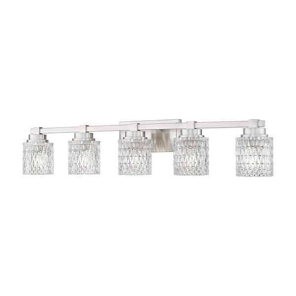 Z-Lite Jacqueline Brushed Nickel 5 Light Vanity 6101-5V-BN - main