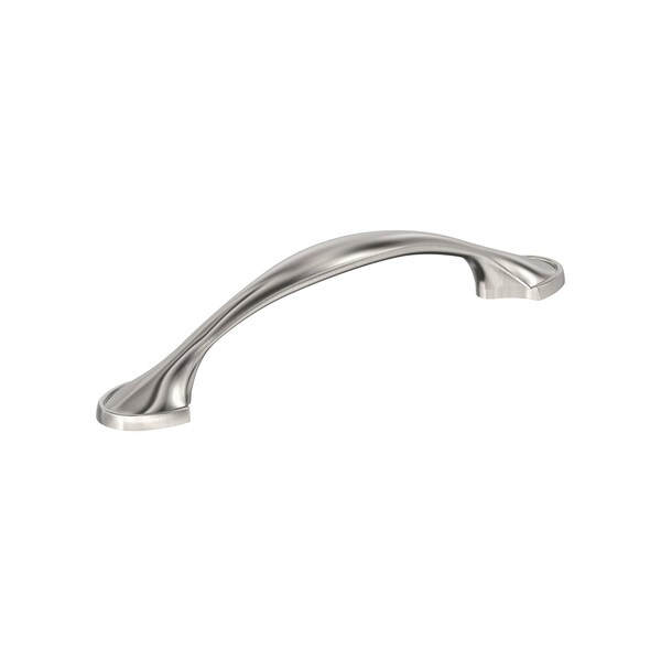 Amerock Fairfield 3-3/4 inch (96mm) Center-to-Center Satin Nickel Cabinet Pull, 25PK 25VMP37220G10 - main
