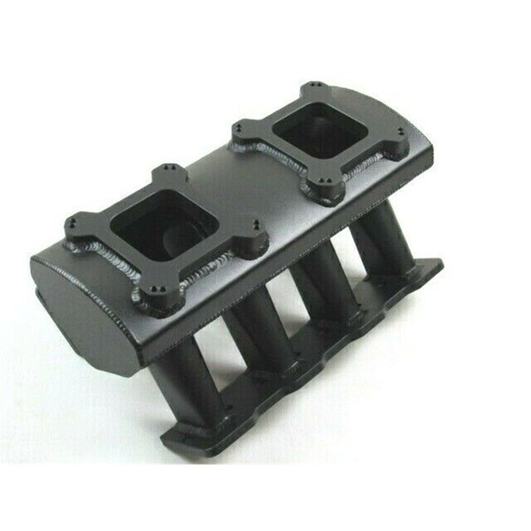 Bous Performance Dual Carburetors Intake Manifold for LS1-LS2-LS6 Carb Fuel System E42608BK - main