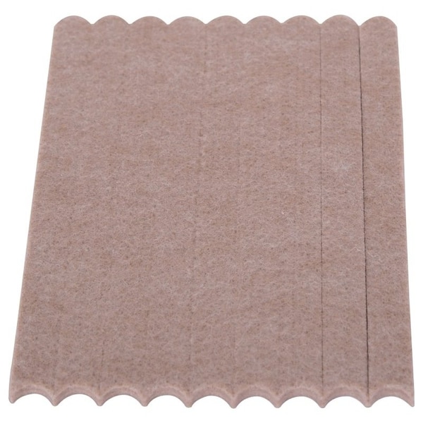 Prosource Furniture Pad, Felt Cloth, Beige, 6 x 1/2 in Dia, 1/2 in W, 3/16 in Thick, Square FE-S106-PS - main