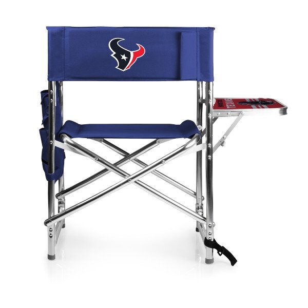 Picnic Time Family Of Brands Houston Texans - Sports Chair, (Navy Blue) 809-00-138-134-2 - main