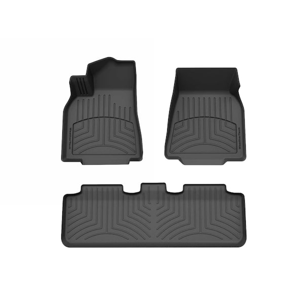 Weathertech Black, Front and Rear FloorLiner HP 4416491-4415972IM - main