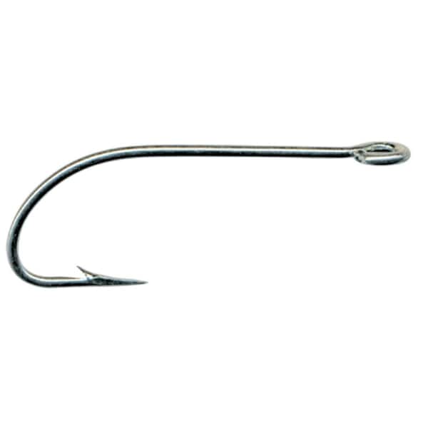 Mustad 31010DT-1-0 Limerick Ringeye Cadmium Hook, 100PK 31010DT-1/0 - main