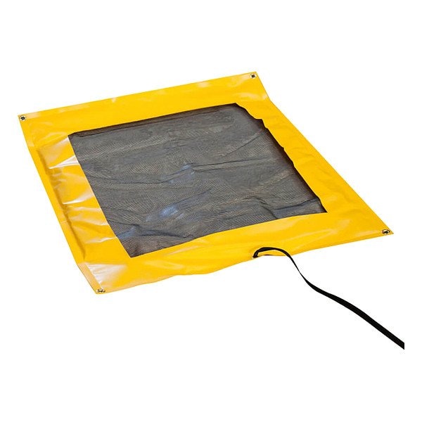 Enpac Sorbent Pillow, 1 gal, Oil, Gray, Yellow 5650-YE - main