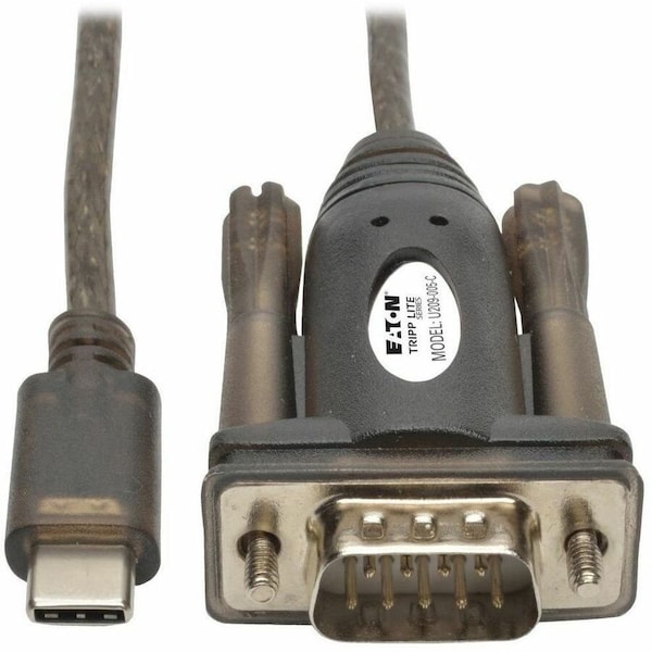 Tripp Lite series USB-C to DB9 Serial Adapter Cable (M/M), 5 ft U209-005-C - main