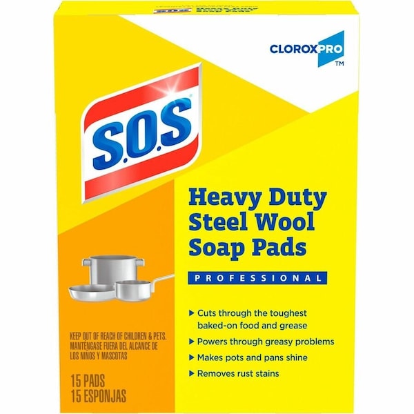 Cloroxpro SOS Commercial Solutions Soap Pads, PK180 88320 - main