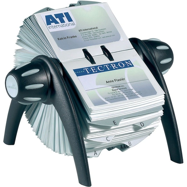 Visifix Flip, Business Card File, Black 241701 - main
