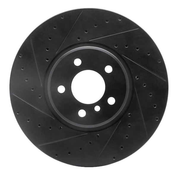 Dynamic Friction Co DFC Brake Rotor - Drilled and Slotted - Black 633-31145L - main