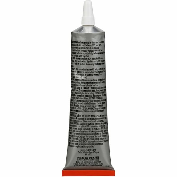 Gorilla Glue Contact Adhesive, Clear Grip, 3 fl oz, Clear GOR8040001 - main