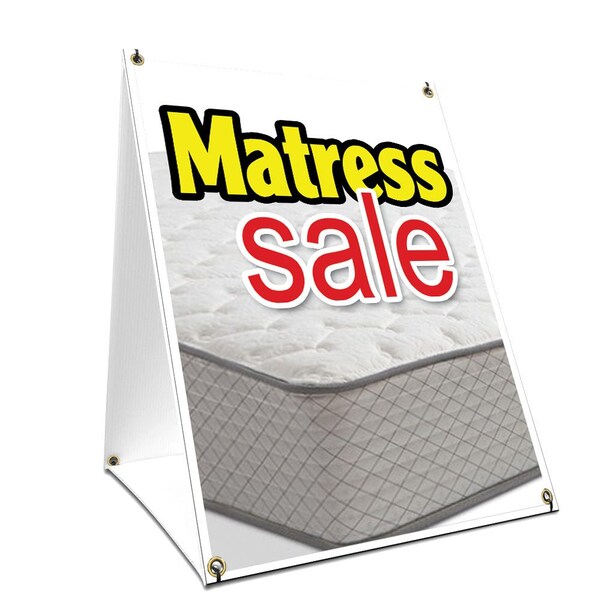 Signmission Matress Sale, 36 Inch x 24 Inch A-frame Yard Sign, Plastic Sign SBC-2436-Matress Sale - main