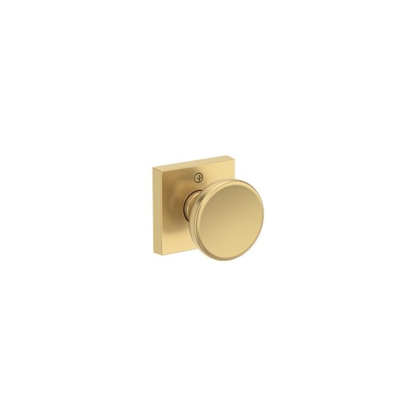 Baldwin Residential Door Knobs Half Dummy Reversible Lifetime Satin Brass HDSOLCSR044 - main