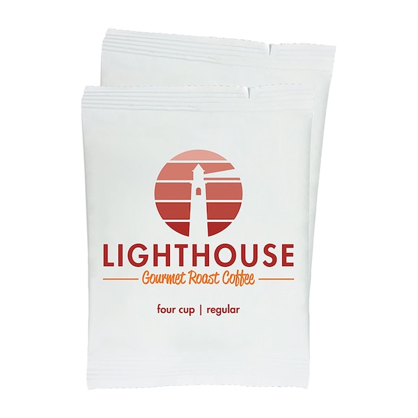 Diplomat Coffee Reg Coffee Lighthouse 4 Cup 200cs, 200PK C-CF-LH-4R - main