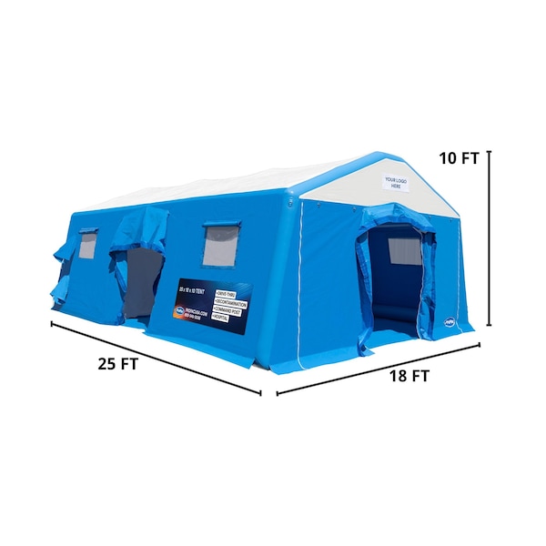 Propac MEDIUM INFLATABLE 4 DOOR TENT KIT, 25'L X 18'W X 10'H K9102-25.4D - main