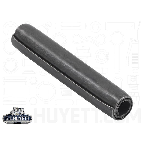 Huyett Coiled Spring Pin, Standard Duty, High Carbon Steel, 6 mm Dia x 35 mm Length SPCM-060-035 - main